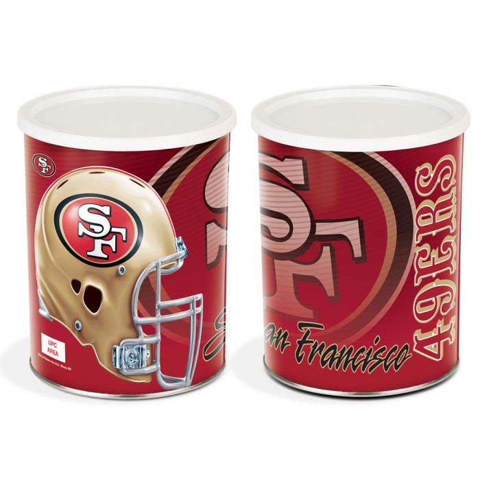 1 Gallon San Francisco 49ers Popcorn Tin