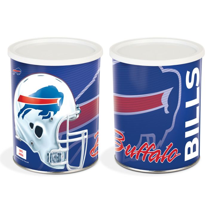 1 Gallon Buffalo Bills Popcorn Tin