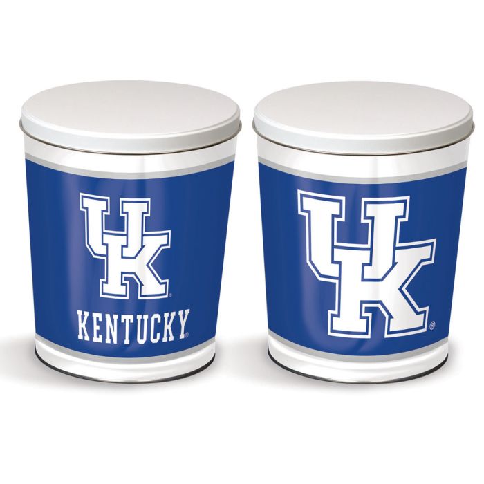 3.5 Gallon Kentucky Wildcats Popcorn Tin