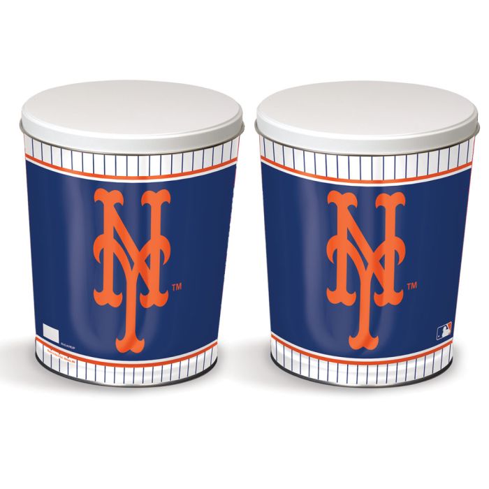 3.5 Gallon New York Mets Popcorn Tin