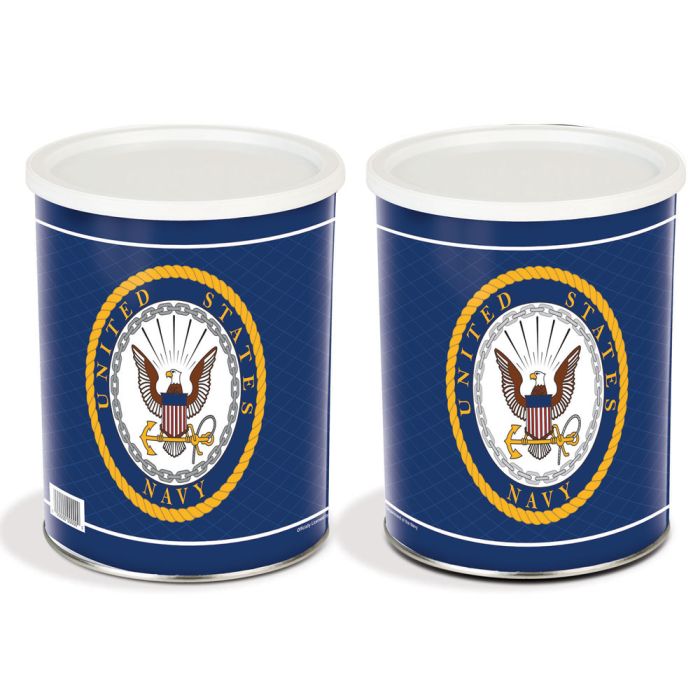 1 Gallon United States Navy Popcorn Tin
