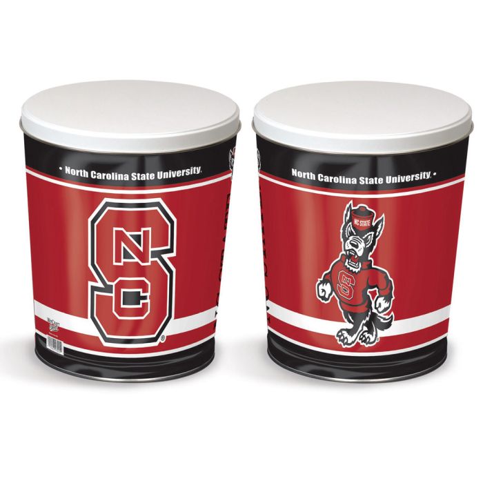 3.5 Gallon NC State Wolfpack Popcorn Tin
