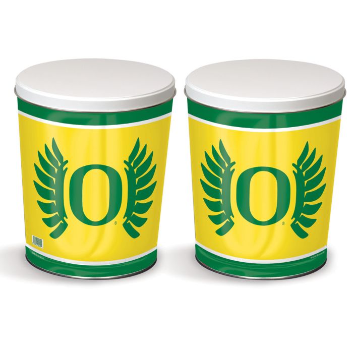 3.5 Gallon Oregon Ducks Popcorn Tin