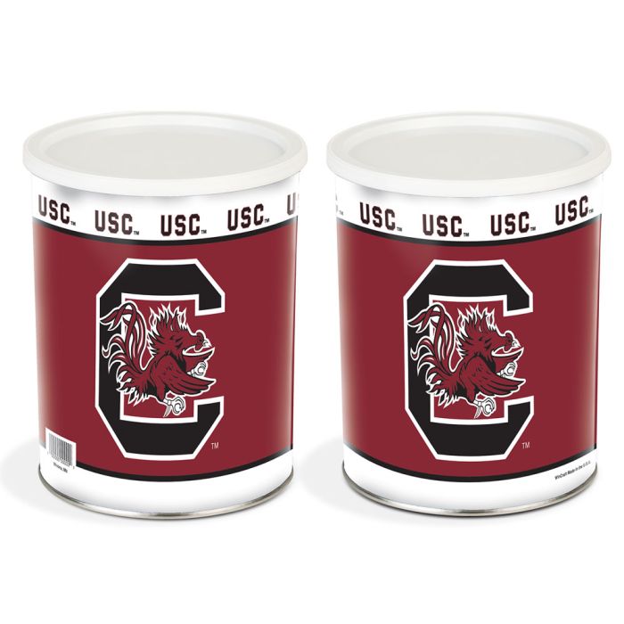 1 Gallon USC South Carolina Gamecocks Popcorn Tin