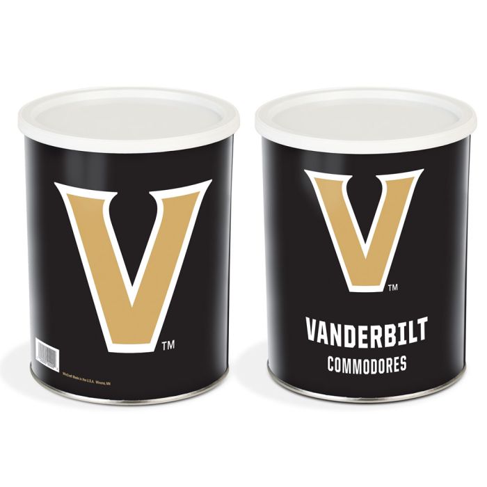 1 Gallon Vanderbilt Commodores Popcorn Tin
