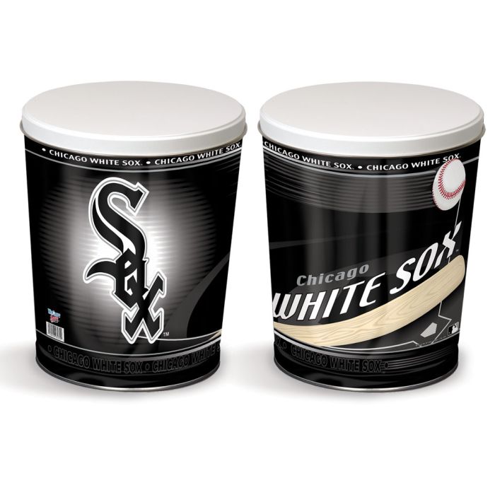 3.5 Gallon Chicago White Sox Popcorn Tin