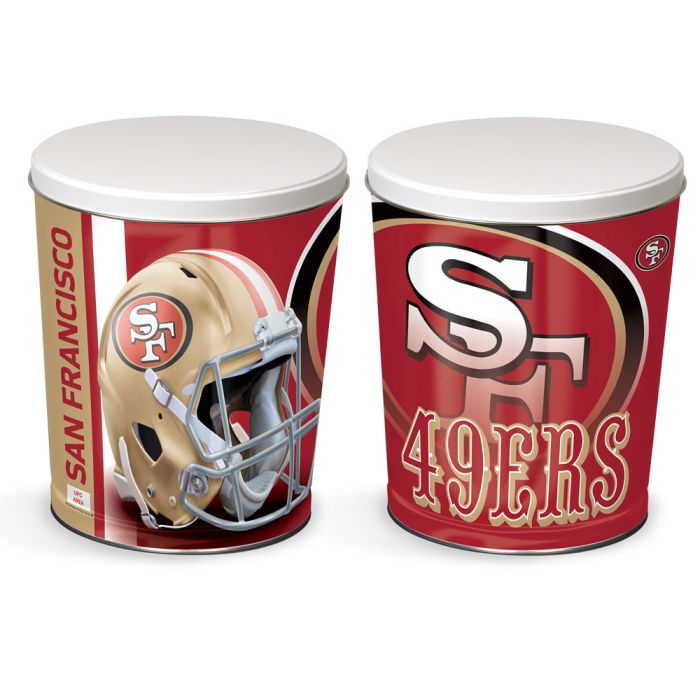 3.5 Gallon San Francisco 49ers Popcorn Tin