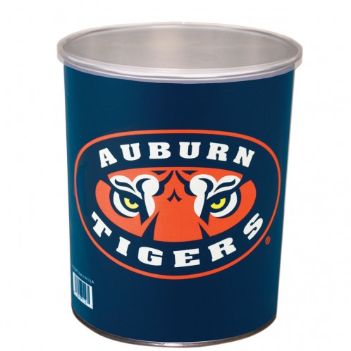 1 Gallon Auburn Tigers Popcorn Tin
