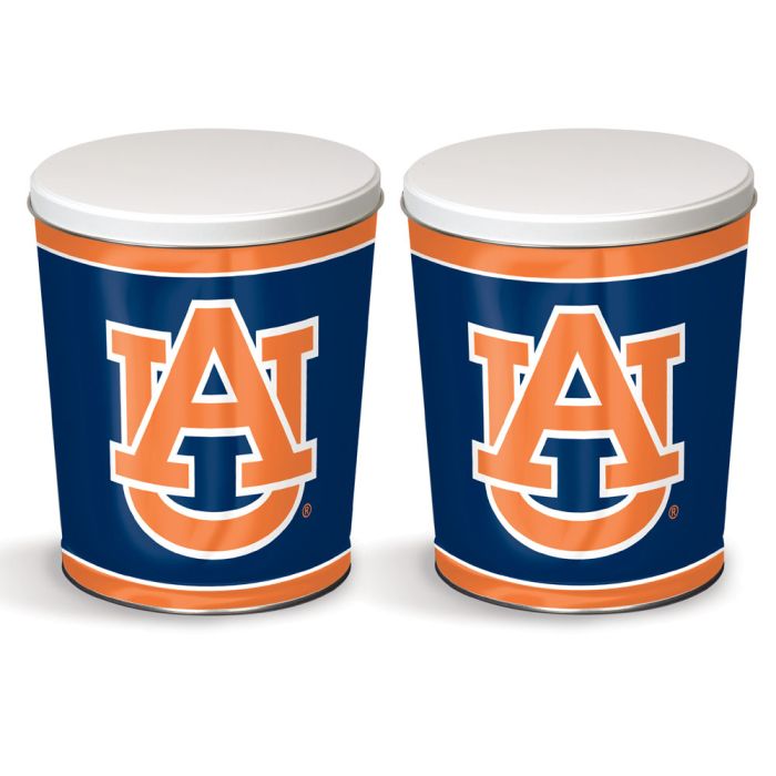 3.5 Gallon Auburn Tigers Popcorn Tin