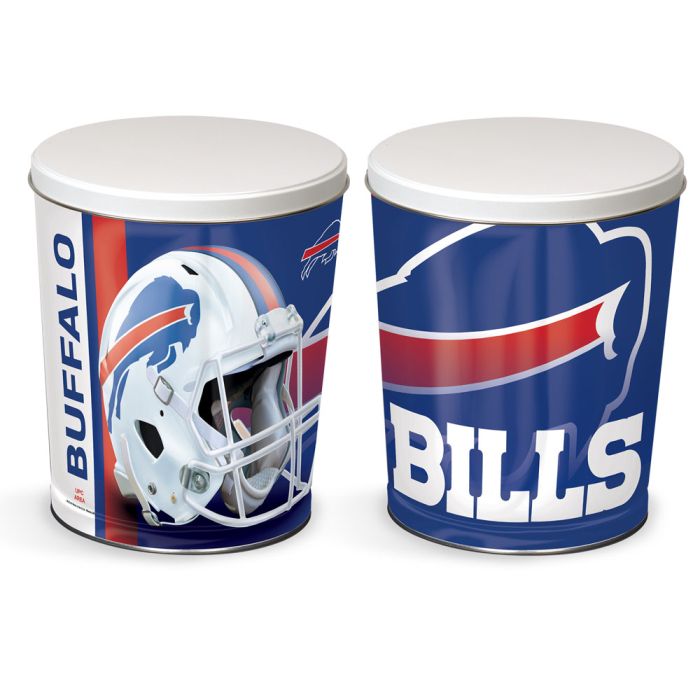 3.5 Gallon Buffalo Bills Popcorn Tin