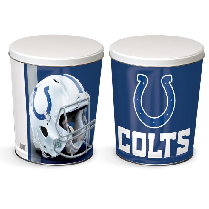 3.5 Gallon Indianapolis Colts Popcorn Tin