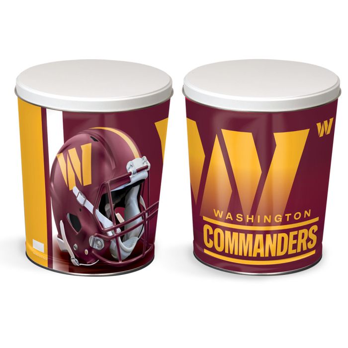 3.5 Gallon Washington Commanders Popcorn Tin