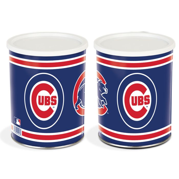 1 Gallon Chicago Cubs Popcorn Tin