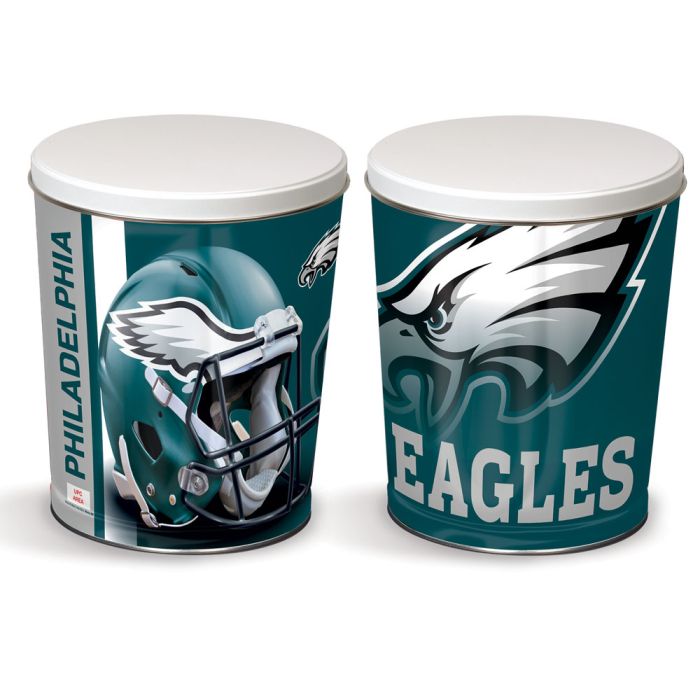 3.5 Gallon Philadelphia Eagles Popcorn Tin