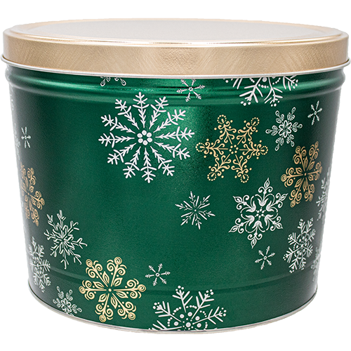 2 Gallon Emerald Snowfall Tin