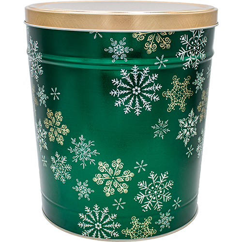 3.5 Gallon Emerald Snowfall Tin