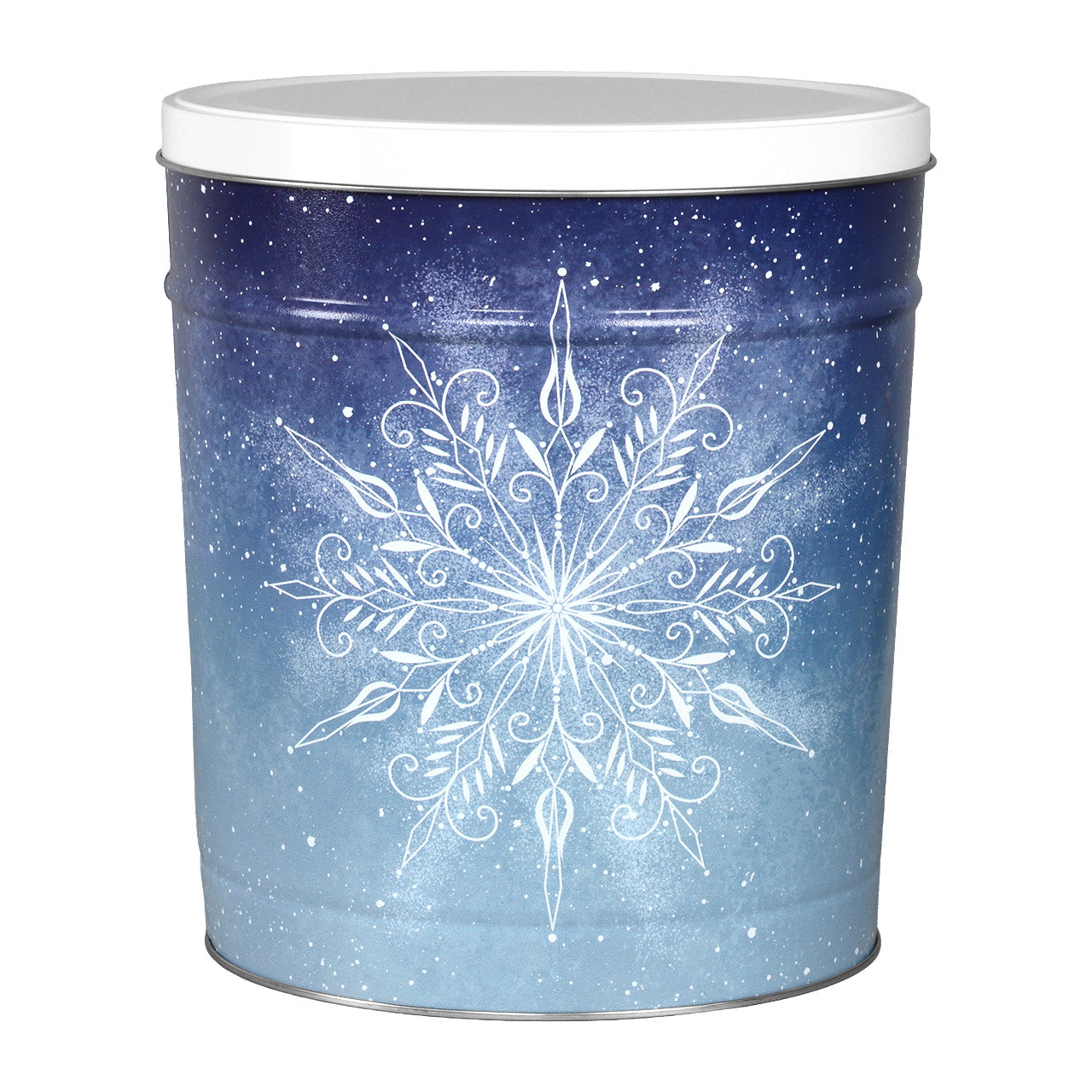 3.5 Gallon First Snow Popcorn Tin