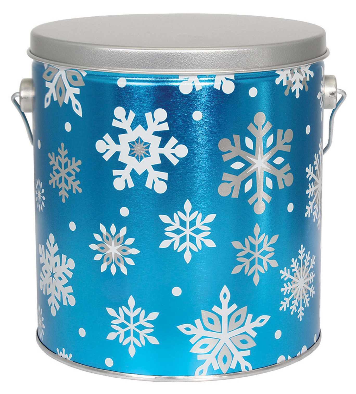 1 Gallon Flurries Snowflake Tin