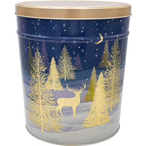 3.5 Gallon Gilded Forest Tin