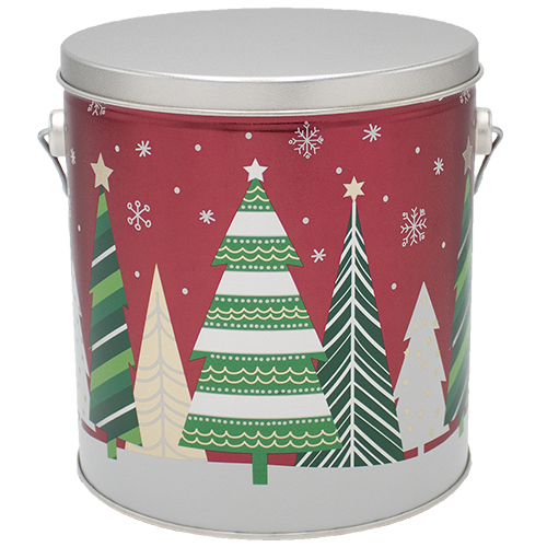 1 Gallon Holiday Trees Tin