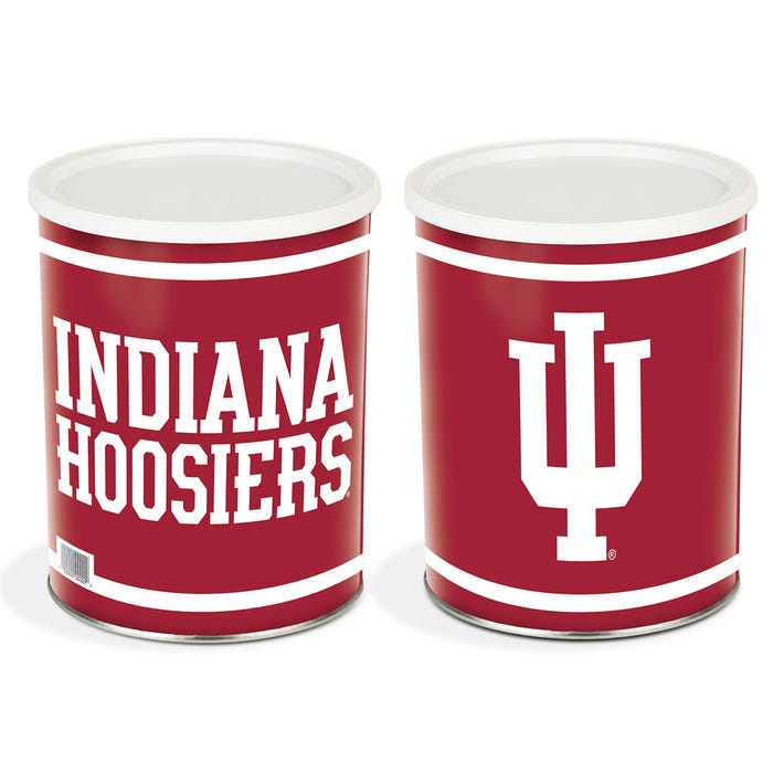 1 Gallon Indiana Hoosiers Popcorn Tin