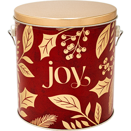 1 Gallon Joy Christmas Tin