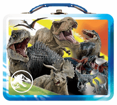 Jurassic Park Dinosaurs Teal Lunchbox