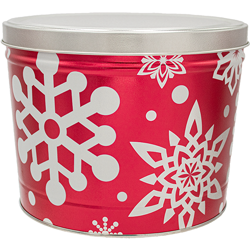 2 Gallon Let it Snow Tin