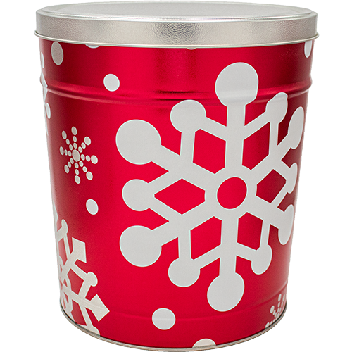 3.5 Gallon Let it Snow Tin