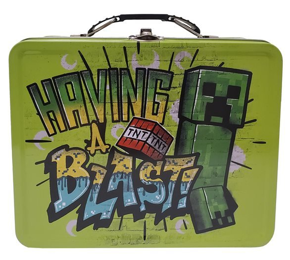 Minecraft Creeper Having a Blast Lunchbox