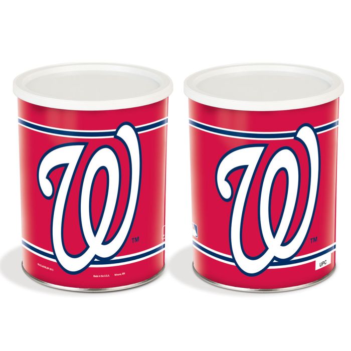 1 Gallon Washington Nationals Popcorn Tin