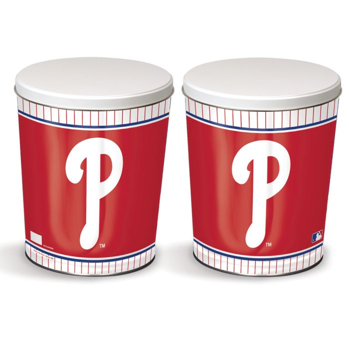 3.5 Gallon Philadelphia Phillies Popcorn Tin