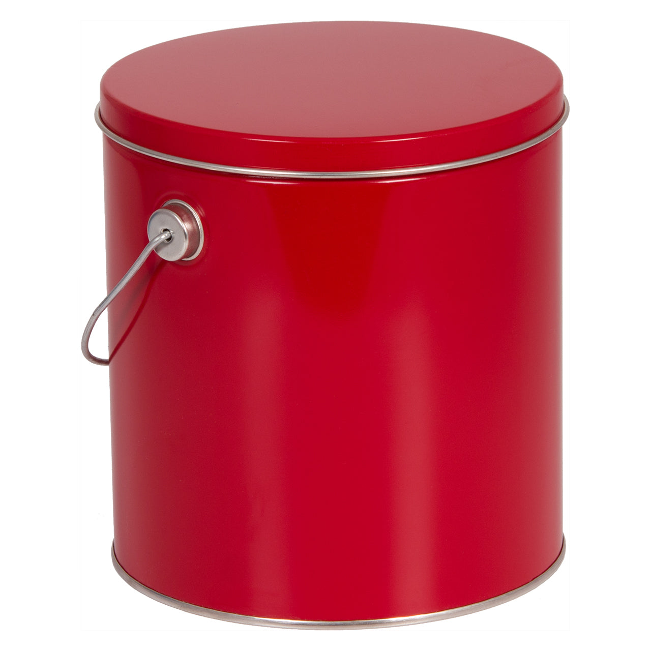 1 Gallon Red Popcorn Tin