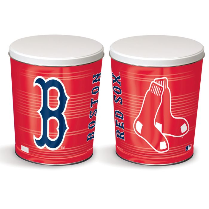 3.5 Gallon Boston Red Sox Popcorn Tin