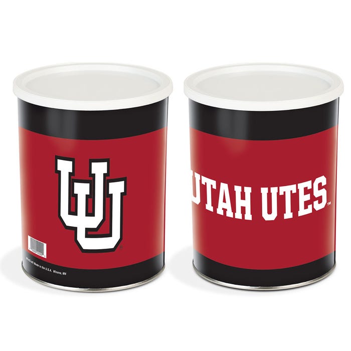 1 Gallon Utah Utes Popcorn Tin