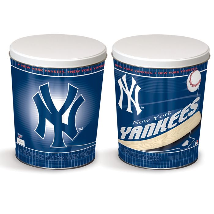 3.5 Gallon New York Yankees Popcorn Tin